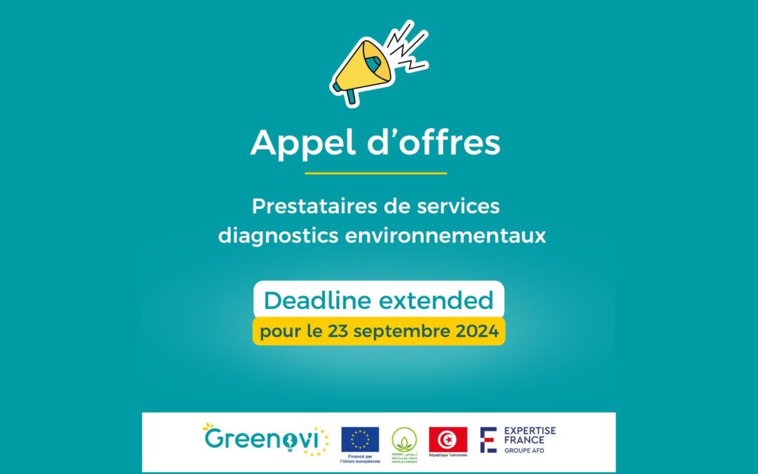 Deadline Prolongée | Appel d’offres pour la réalisation de diagnostics environnementaux